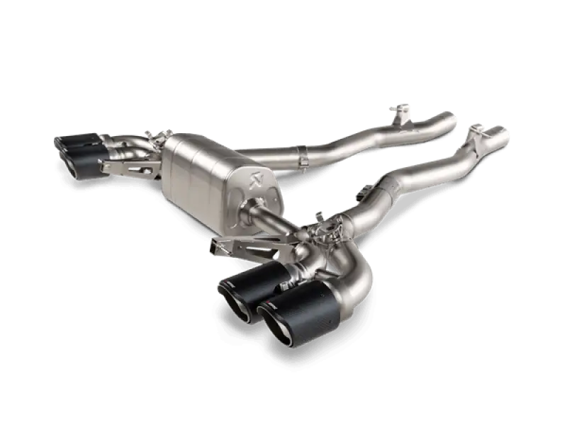 Akrapovic 2021 Bmw M8/M8 Comp Gran Coupe (F93) W/Opf/Gpf Slip-On Line (Titanium) W/Carbon Tips 1