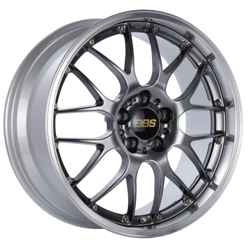 Bbs Rs-Gt 19X8.5 5X112 Et32 Pfs Diamond Black Center Diamond-Cut Rim Wheel - Pfs/Clip Req 1