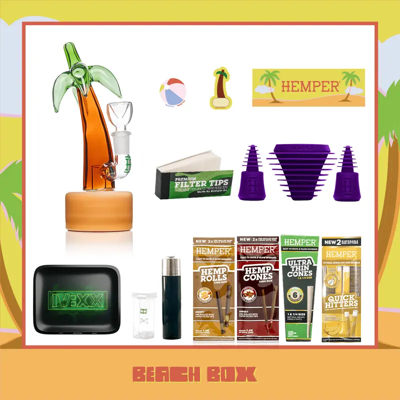 Beach Palm Tree Bong Box 1