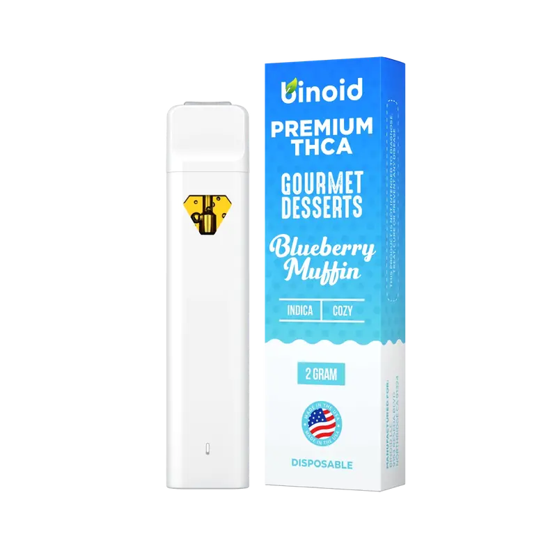 Binoid Thca Blueberry Muffin Disposable Vape 1