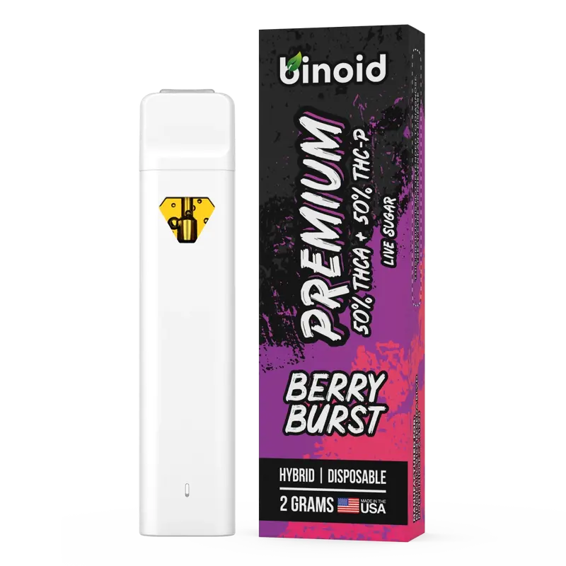 Binoid Thca + Thcp Berry Burst Disposable Vape 1