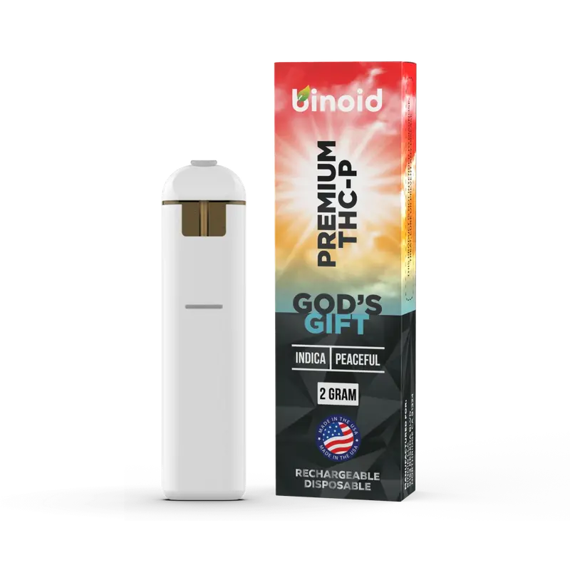 Binoid Thcp Rechargeable 2G Disposable Vape - God's Gift 1