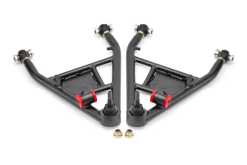 Bmr 14-19 Chevrolet Corvette C7 Rear Lower Control Arms For 15In Conversion Kit - Black Hammertone 1