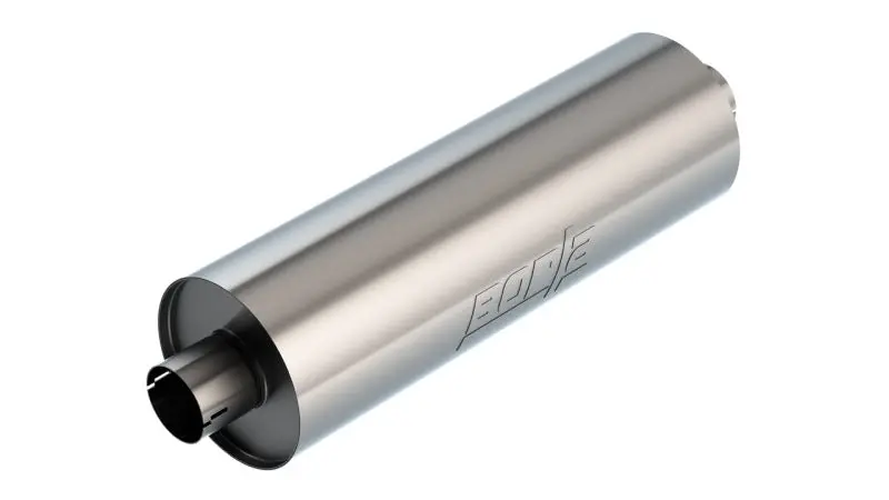 Borla Specialty Muffler 3In Center In/Out 7.75In Dia. 24In Body 29In Oal Touring Notched 1