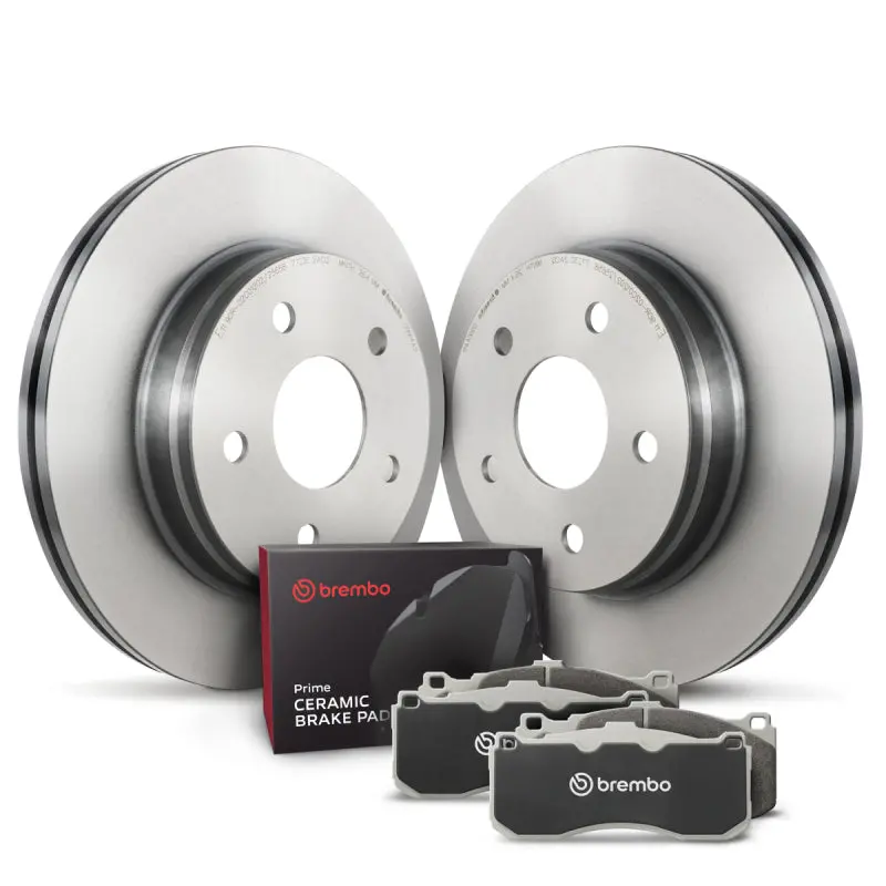 Brembo Oe 06-10 Jeep Commander/05-10 Grand Cherokee Front Disc Brake Kit 1