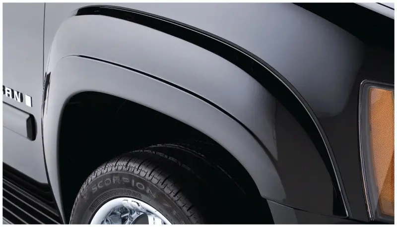 Bushwacker 19-24 Chevrolet Silverado 1500 (Incl. 2022 Ltd) Extend-A-Fender Style Flares - Black 1