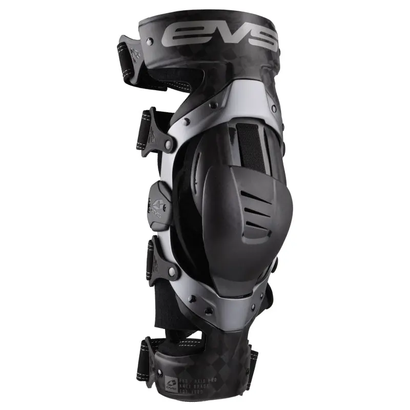Evs Axis Pro Knee Brace Black/Grey - Medium/Right 1