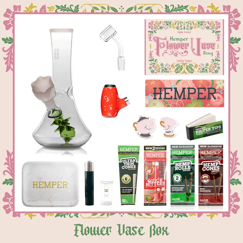 Flower Vase Bong Box 1