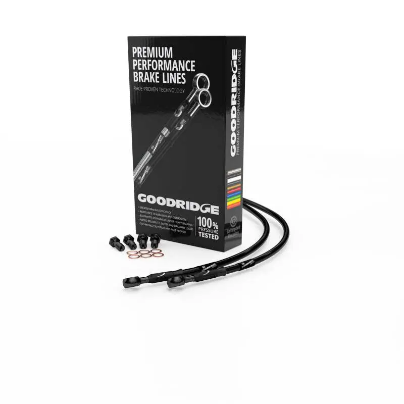 Goodridge 18-20 Hd-Fltrx Multi Model Black Clutch Line W/Black Fitting 1