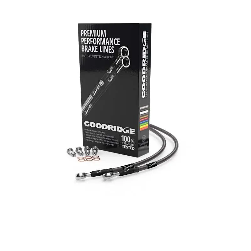 Goodridge 85-04 Yamaha V-Max 1200 Carbon Clutch Lines 1