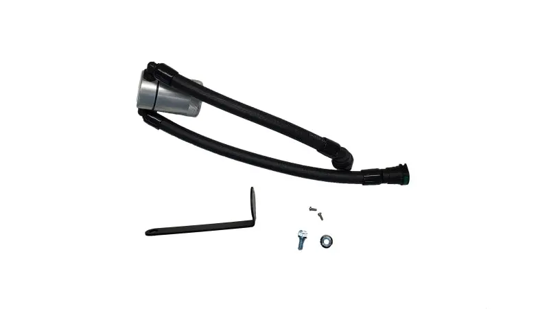 J&L 23-25 Ford F-150 Raptor R Oil Separator 3.0 Passenger Side - Clear Anodized 1