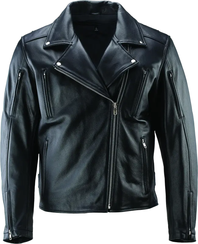 Kuryakyn Leather By River Road Ironclad Classic Leather Jacket Black - 4Xl 1