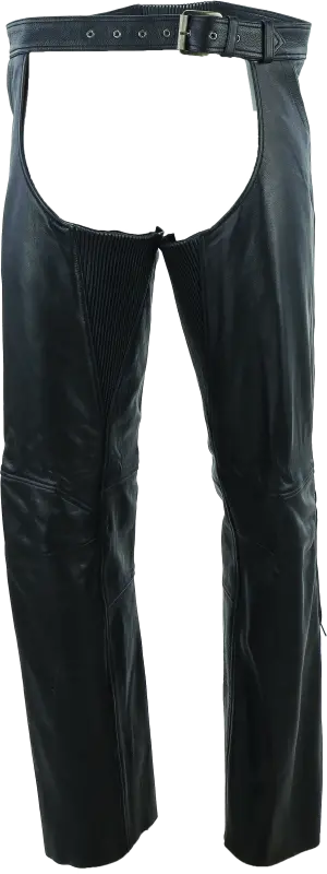 Kuryakyn Leather By River Road Plains Leather Chaps Black - 2Xl 1