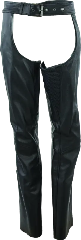 Kuryakyn Leather By River Road Plains Leather Chaps Black Womens - Xl 1