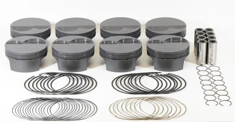 Mahle Ms Small Block Ford Twisted Wedge Flat Top 11R Powerpak Piston Set 1
