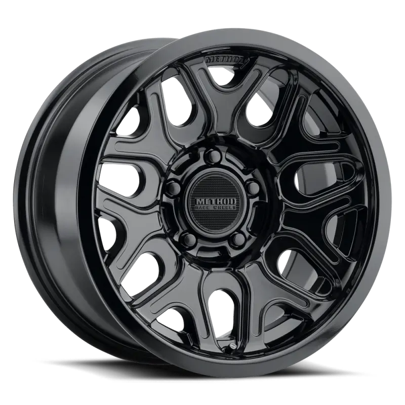 Method Mr322 / 20X10 / 6X5.5 Bp / -18Et / 4.76In Bs / 106.25Mm Cb - Gloss Black Wheel 1