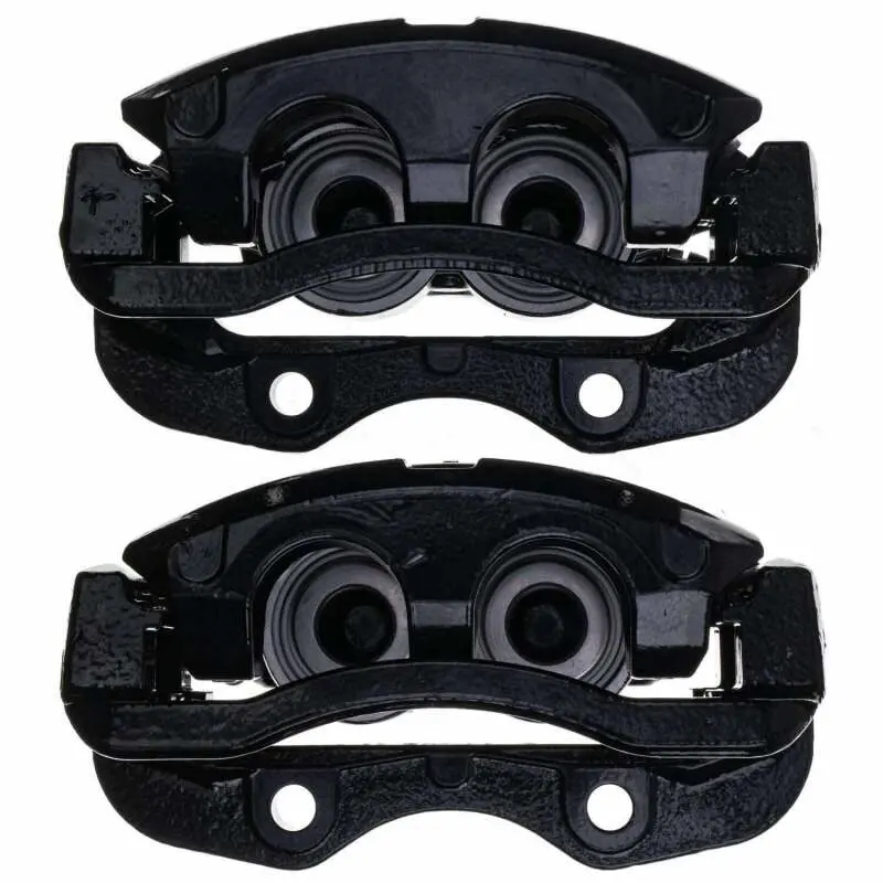 Power Stop 03-06 Cadillac Escalade Rear Black Caliper - Pair W/Bracket 1