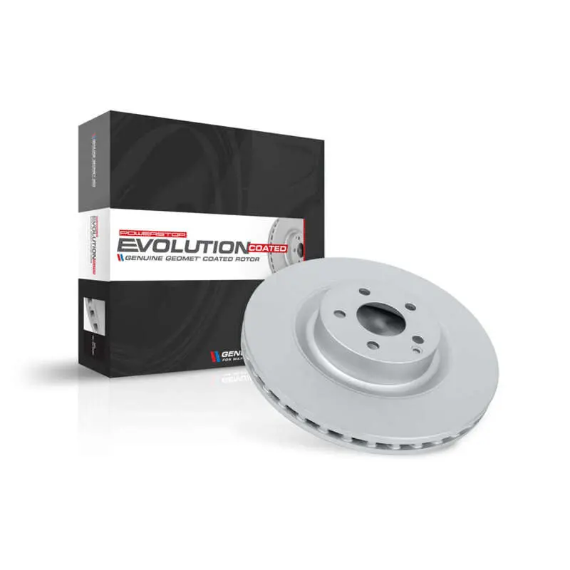 Power Stop 23-24 Ford F-450 Super Duty Rear Evolution Coated Rotor 1