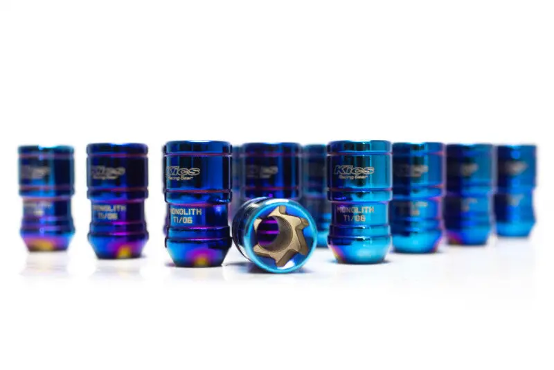 Project Kics 12X1.50 Monolith T1/06 Lug Nut Set - Ip Blue (20 Pcs) 1