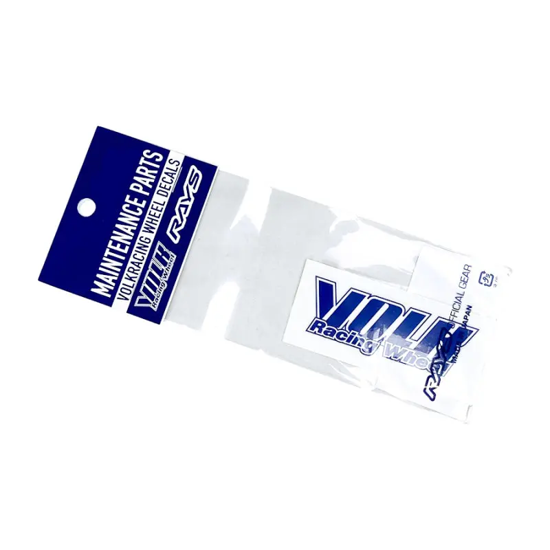 Rays Volk Racing Te37 Repair Disk Sticker - Blue 1