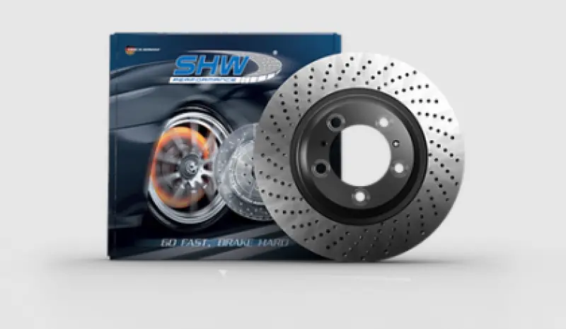 Shw 15-16 Porsche Carrera Gts/Carrera 4 Gts Left Front Drilled Monobloc Brake Rotor (99135140302) 1