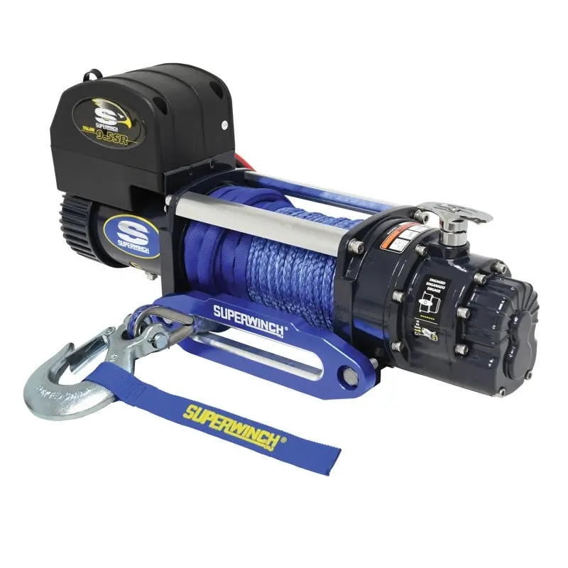 Superwinch 9500 Lbs 12V Dc 3/8/In X 80Ft Synthetic Rope Talon 9.5Sr Winch 1