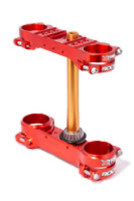Xtrig 18-19 Gasgas Ec/Xc 200-300/ Gp 250-300 Rocs Tech Triple Clamp 22.5 Mm. Offset M12 - Red 1