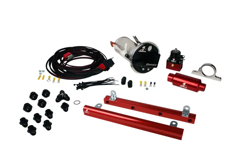Aeromotive 17328 Stealth Eliminator Fuel System For 2005–2009 Mustang Gt With 5.4L 4-Valve Rails 1