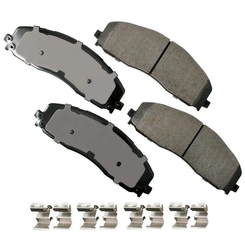 Akebono Act1680 Ceramic Brake Pads – Front Set For Ford F-250/F-350 Super Duty (2013–2019) 1