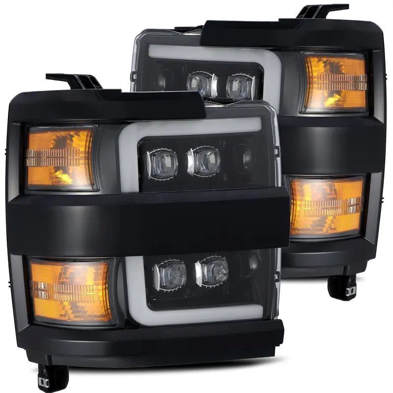 Alpharex Jet Black Led Projector Headlights – Model 880229 1