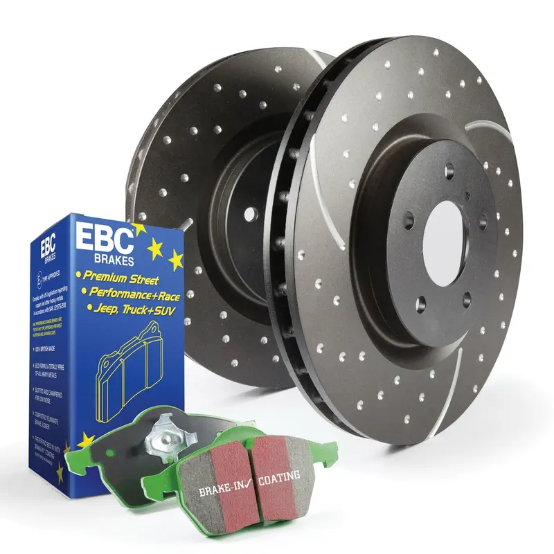 Ebc Greenstuff 6000 Brake Pad And Gd Rotor Kit For Trucks & Suvs S3Kf1281 1