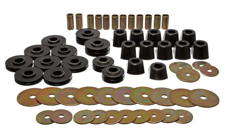 Energy Suspension 3.4110G Cab Mount Kit – Black Polyurethane, Enhanced Rigidity 1