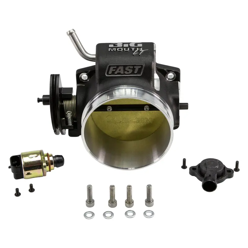 Fast Big Mouth Lt Billet Throttle Body – 92Mm Gm Ls Engine Upgrade With Integrated Tps And Iac 1