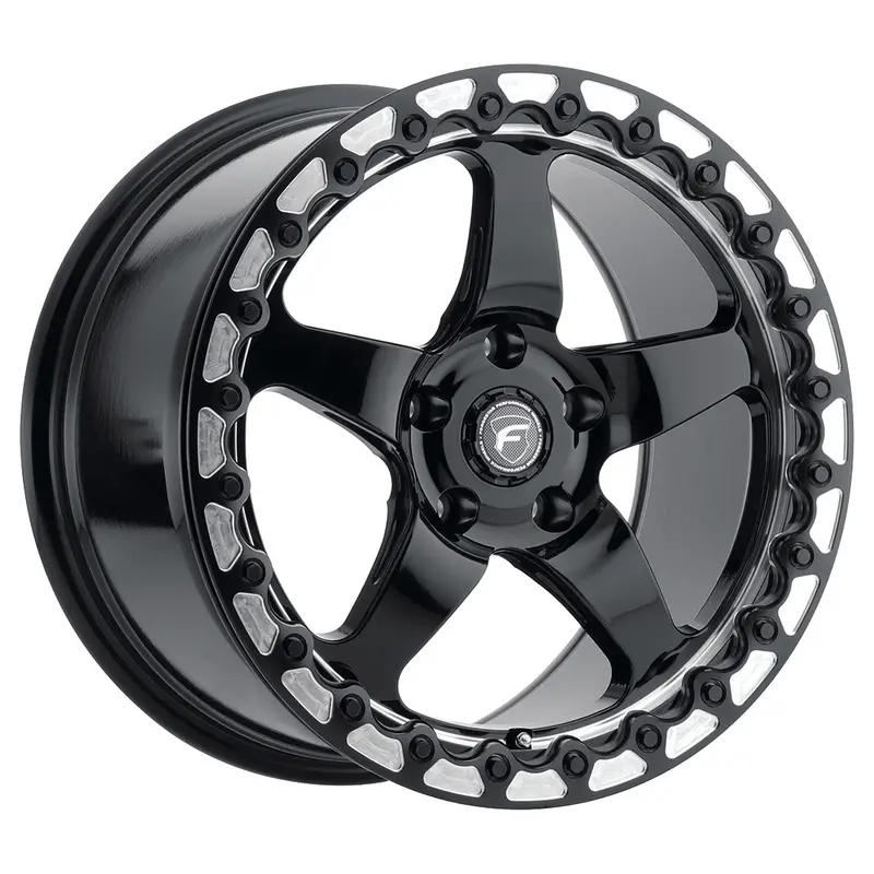 Forgestar F001B0067P25 15X10 Inch Drag Racing Wheel – 5X4.5 Inch Bolt Circle, 6.5 Inch Backspace 1