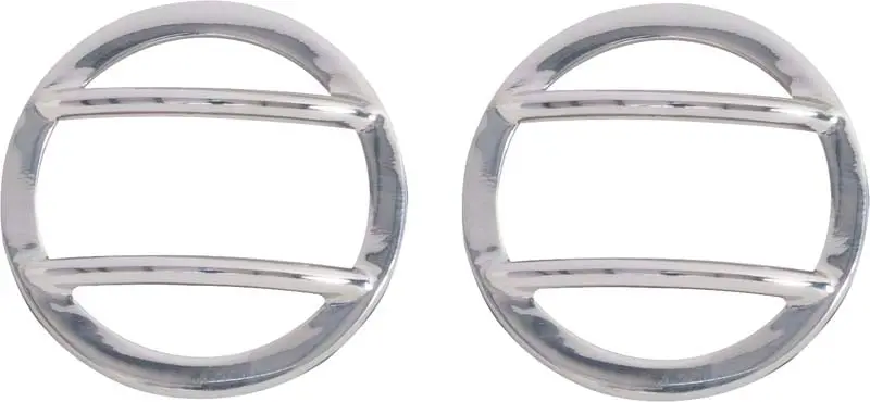 Kentrol 30008 Polished Silver Side Marker Covers For Jeep Wrangler Jk (2007–2018) 1