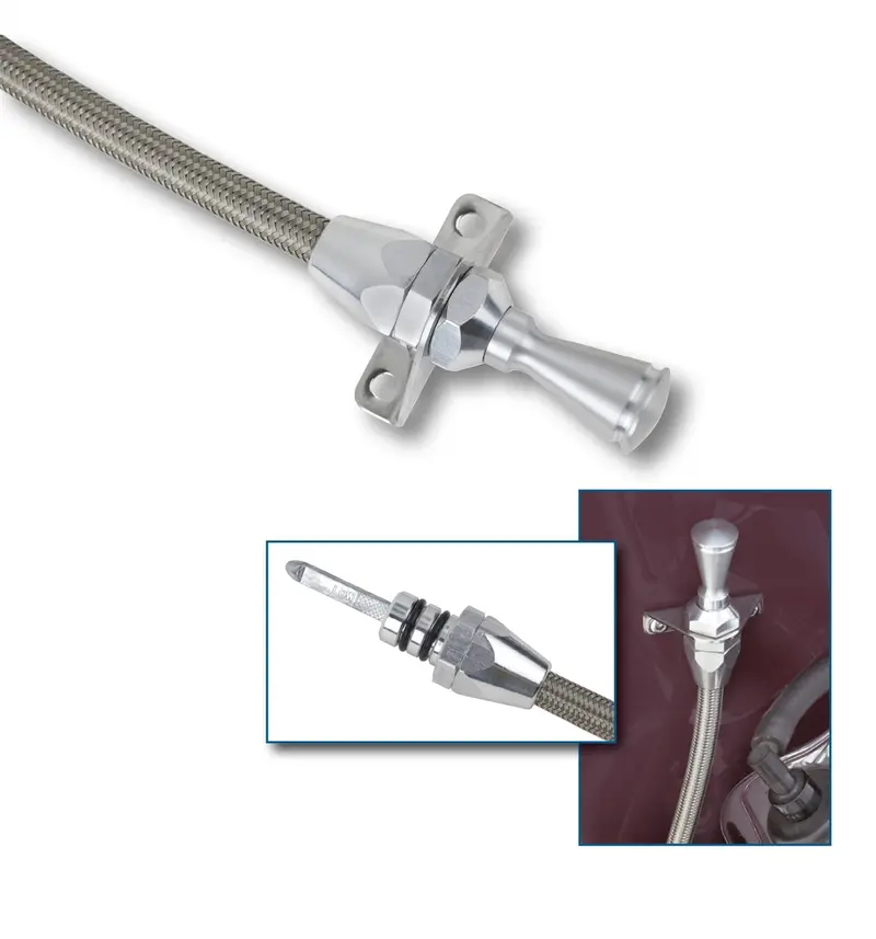 Lokar Td-34L80Fm Hi-Tech Braided Transmission Dipstick For Automatic Transmissions 1