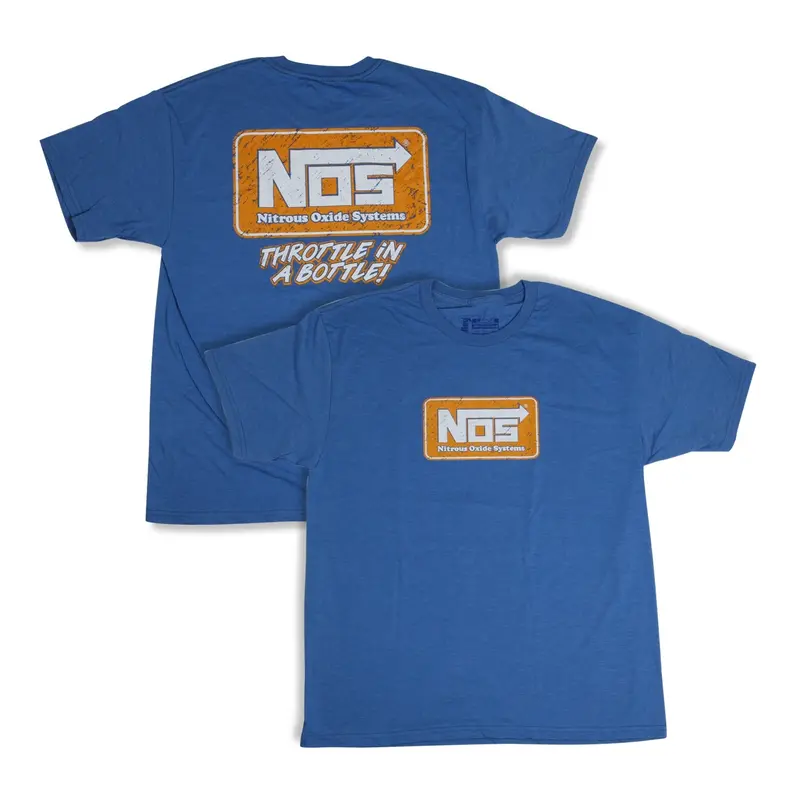 Nos Nitrous Oxide Systems Official Logo T-Shirt – Unisex Blue Xxl 1
