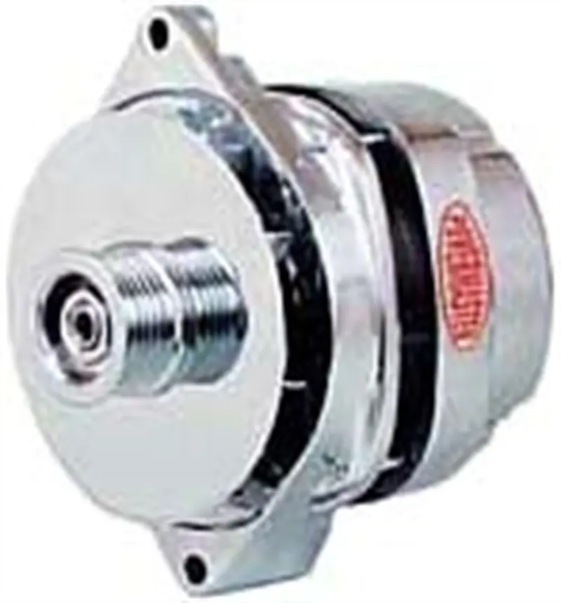 Powermaster Cs144 Chrome Alternator – Straight-Mount, 200-Amp Output, 125-Amp Idle Performance 1