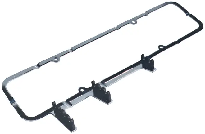 Proform 66292Cc Chrome Valve Cover Hold-Down Clamp Kit With Wire Looms For Sb Chevy 1