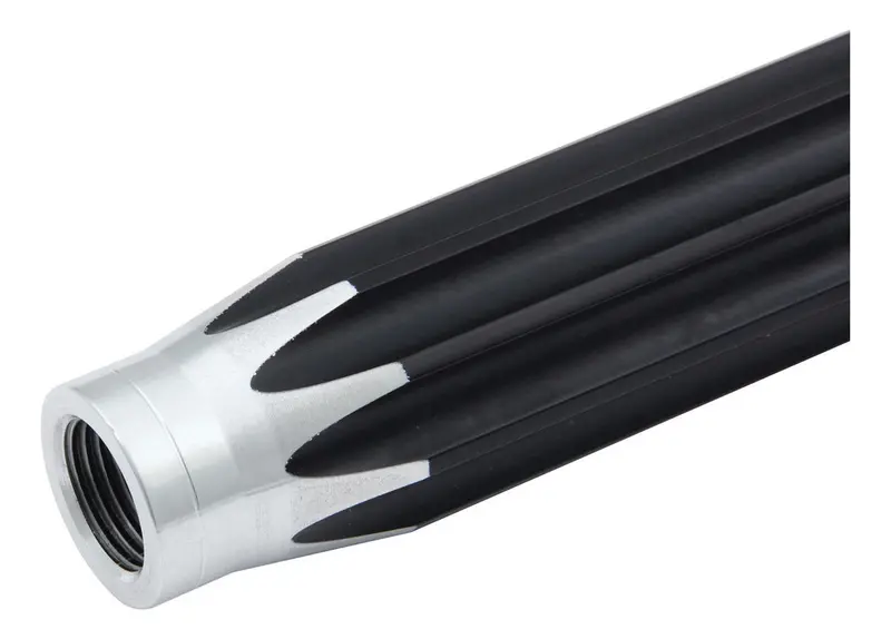 Quickcar 75-135 Aluminum Scalloped Tubing – 3/4" Od × 13.5" Length For Race Fabrication 1