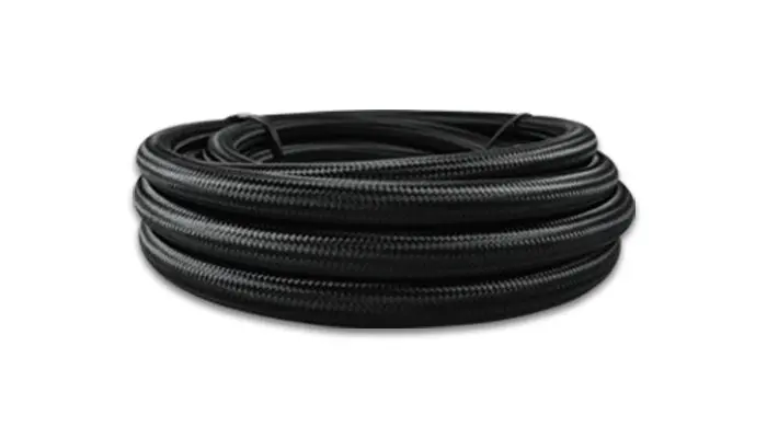 Vibrant Performance 11970 -10An Nylon-Braided Flex Hose – 10-Foot Roll, 0.56-Inch Id, Black 1