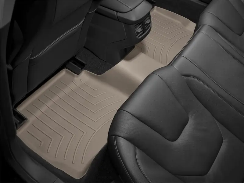 Weathertech 452582 Digitalfit Floor Liners – Tan, Second-Row Coverage With Precision Trim Fit 1