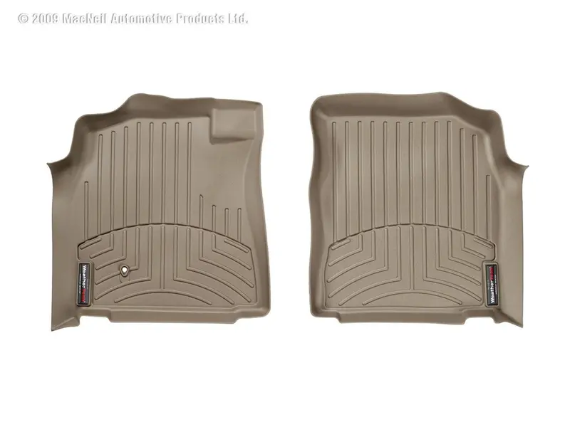 Weathertech Digitalfit Tan Floor Liners – Front Row, Precision Molded 1