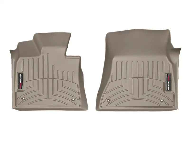 Weathertech Digitalfit Tan Front Row Floor Liners – Custom Fit, Part #455591 1